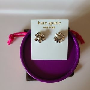 Kate Spade Bow Silver Earrings